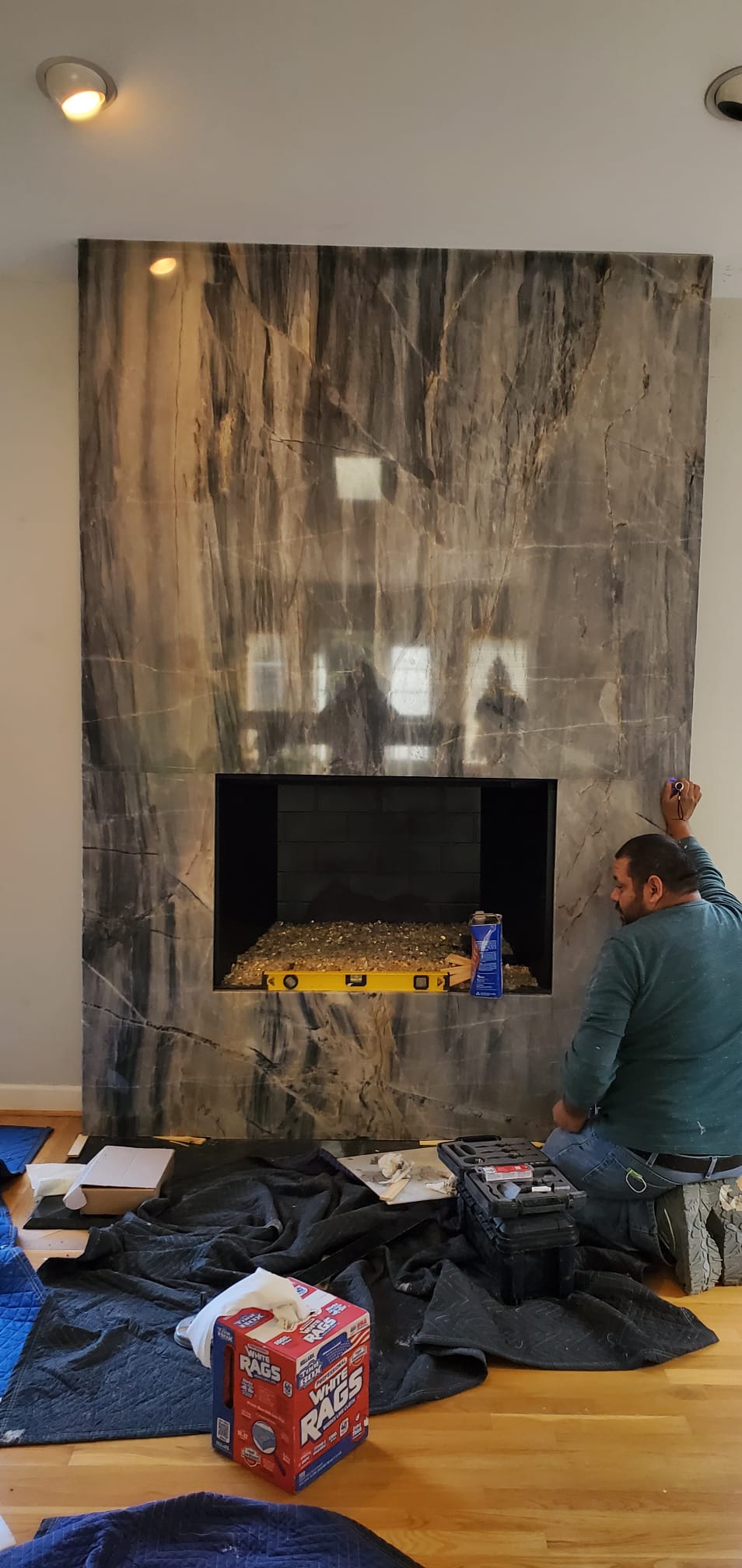 Quartzite kitchen counter